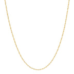 14K Yellow Gold Solid Singapore Chain, 16in.