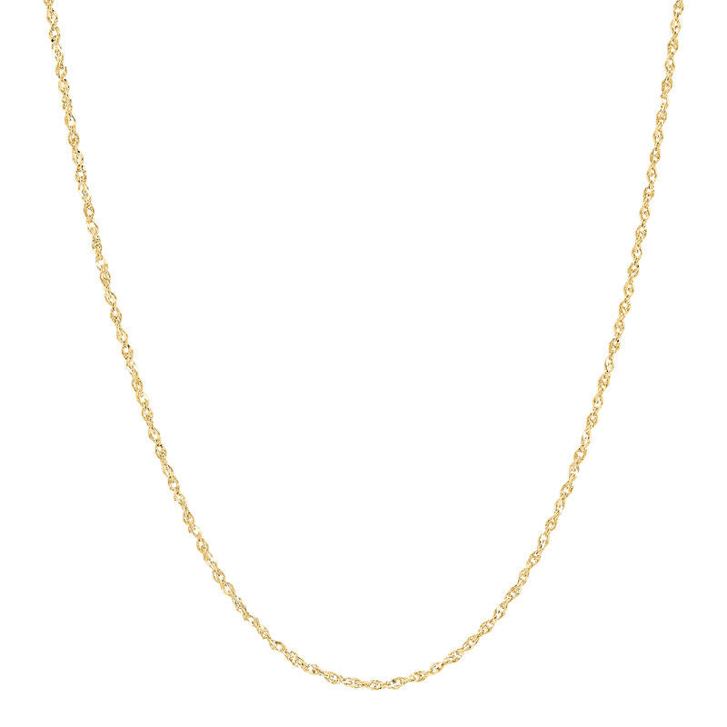 14K Yellow Gold Solid Singapore Chain, 16in.