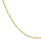 14K Yellow Gold Solid Singapore Chain, 16in.