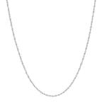 14K White Gold Solid Singapore Chain, 16in.