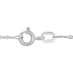14K White Gold Solid Singapore Chain, 16in.