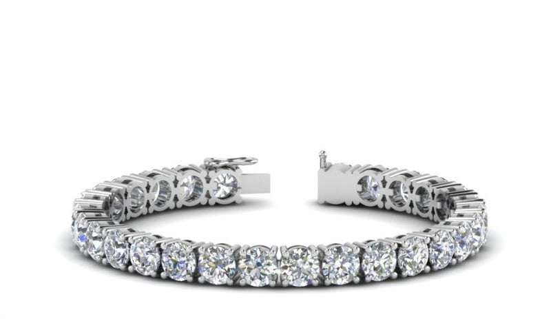 14K White Gold Labgrown Diamond Tennis Bracelet