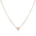 Lady's Rose Gold Plated Necklace