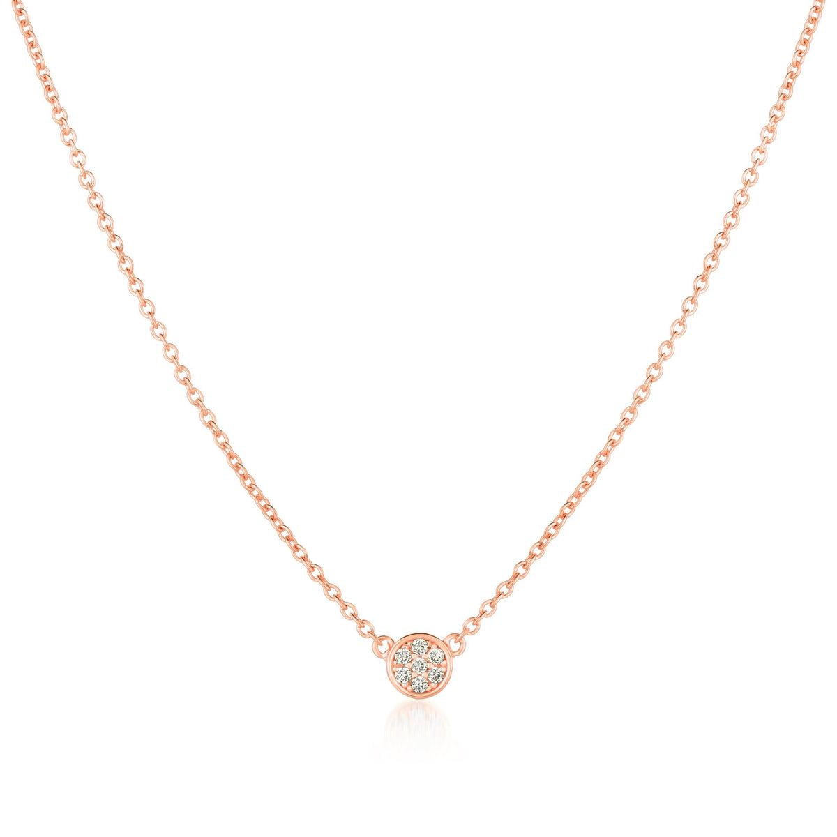 Lady's Rose Gold Plated Necklace