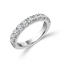 14K White Gold Diamond Half Anniversary Wedding Band