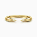 14K Gold Polished Open Wedding Band