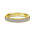 14K Yellow Gold Half Anniversary Wedding Band