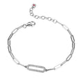 Sterling Silver Paperclip Bracelet