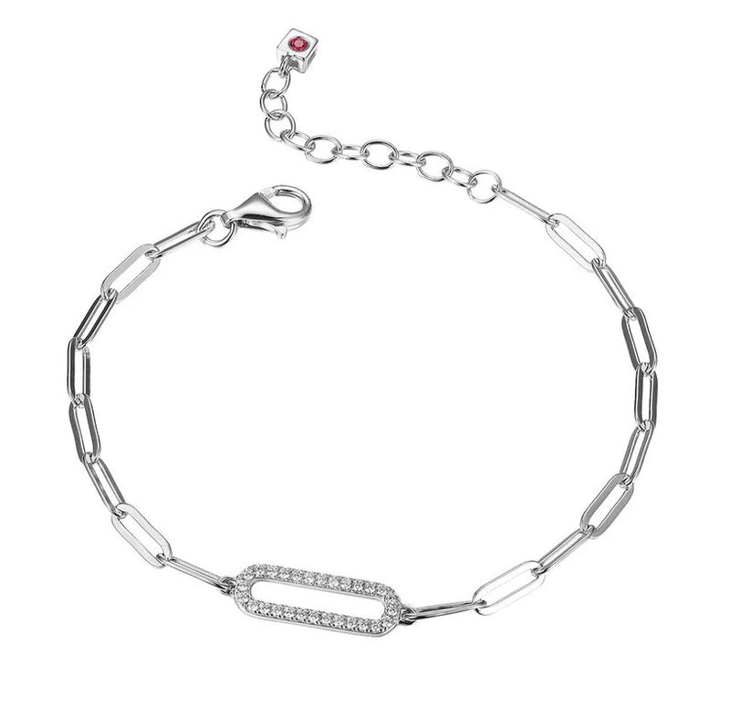 Sterling Silver Paperclip Bracelet