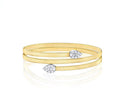 14K Yellow & White Gold Corelli Diamond Cuff Bracelet