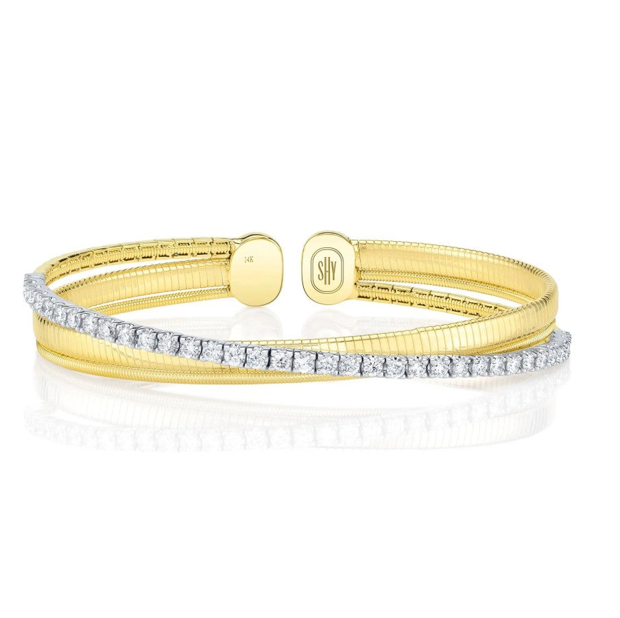 Two Tone Corelli Collection Diamond Bracelet