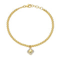 Sterling Silver Beaded Bracelet