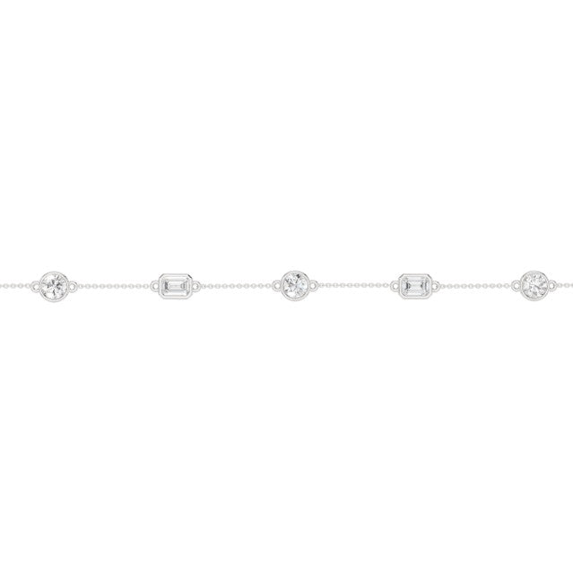 14K Yellow Gold Diamonds By the Yard Bracelet
