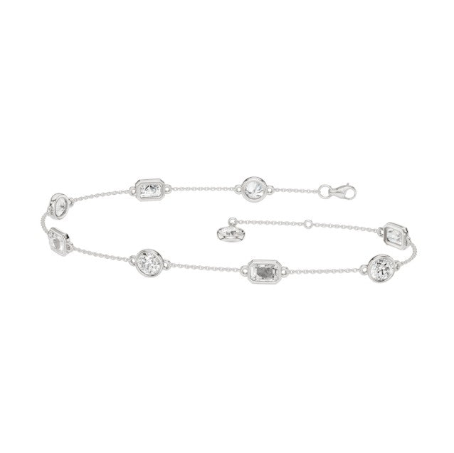 14K Yellow Gold Diamonds By the Yard Bracelet