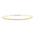 Two Tone 14K Yellow & White Gold Diamond Bracelet