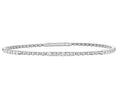 14K White Gold Diamond Station Flex Bracelet