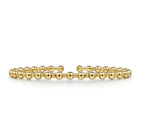 14K Gold Beaded Bujukan Cuff Bracelet