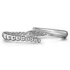Sterling Silver Bypass Bangle