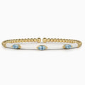 14K Gold Bujukan Cuff Bracelet