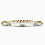 14K Gold Bujukan Cuff Bracelet