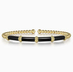 14K Gold Station Bujukan Cuff Bracelet