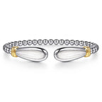 Sterling Silver & 14K Yellow Gold Bujukan Cuff Bracelet with Mother-of-Pearl