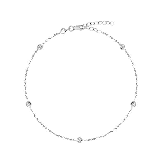 14K White Gold Diamonds By The Yard