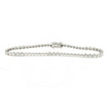 14K White Gold Diamond Station Bracelet