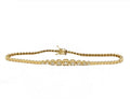 14K Yellow Gold Diamond Bracelet