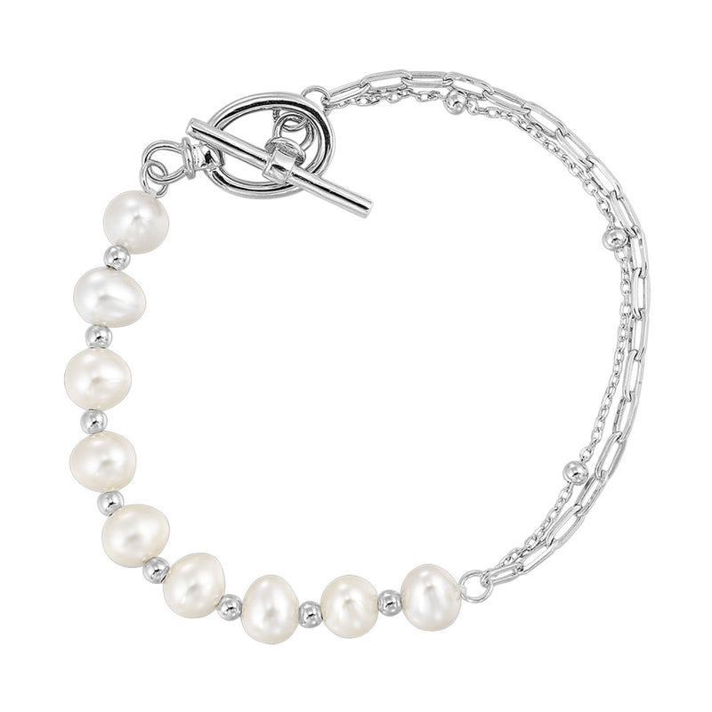 Silver Bracelets with Stone