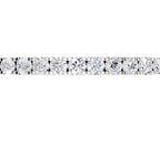 14K White Gold Eternity Tennis Bracelet