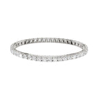 14K White Gold Eternity Tennis Bracelet