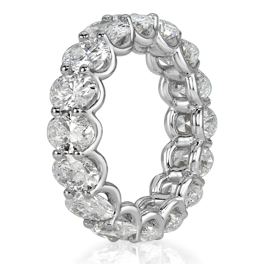 14K White Gold Lab Grown Diamond Eternity Band