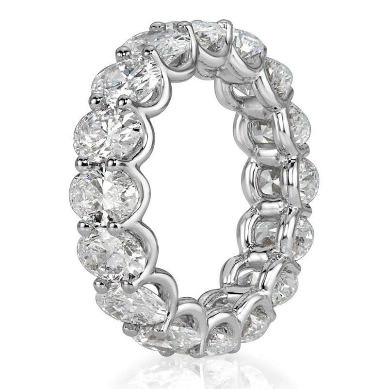 14K White Gold Lab Grown Diamond Eternity Band