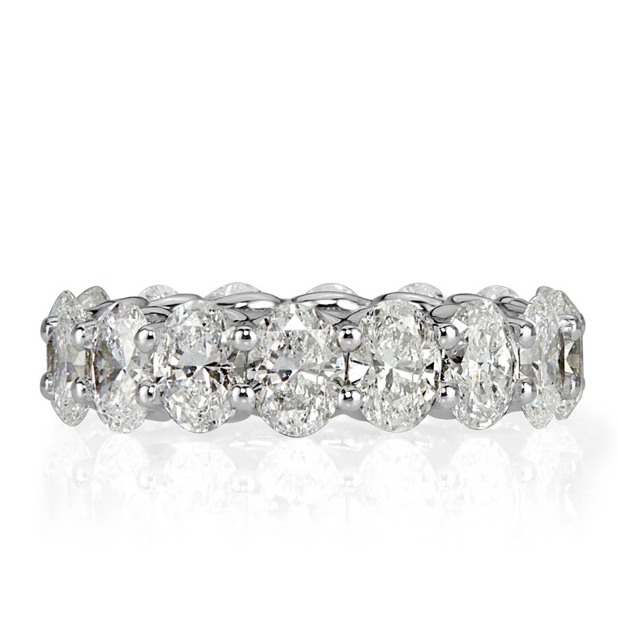 14K White Gold Lab Grown Diamond Eternity Band