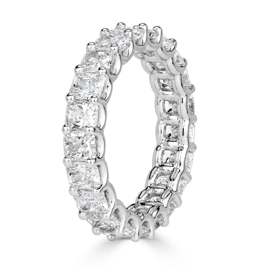 14K White Gold Lab Grown Diamond Eternity Band