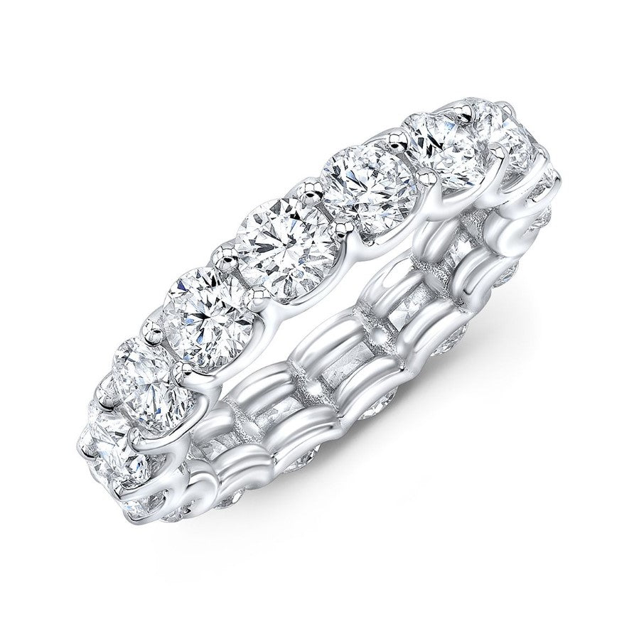 14K White Gold Lab Grown Diamond Eternity Band