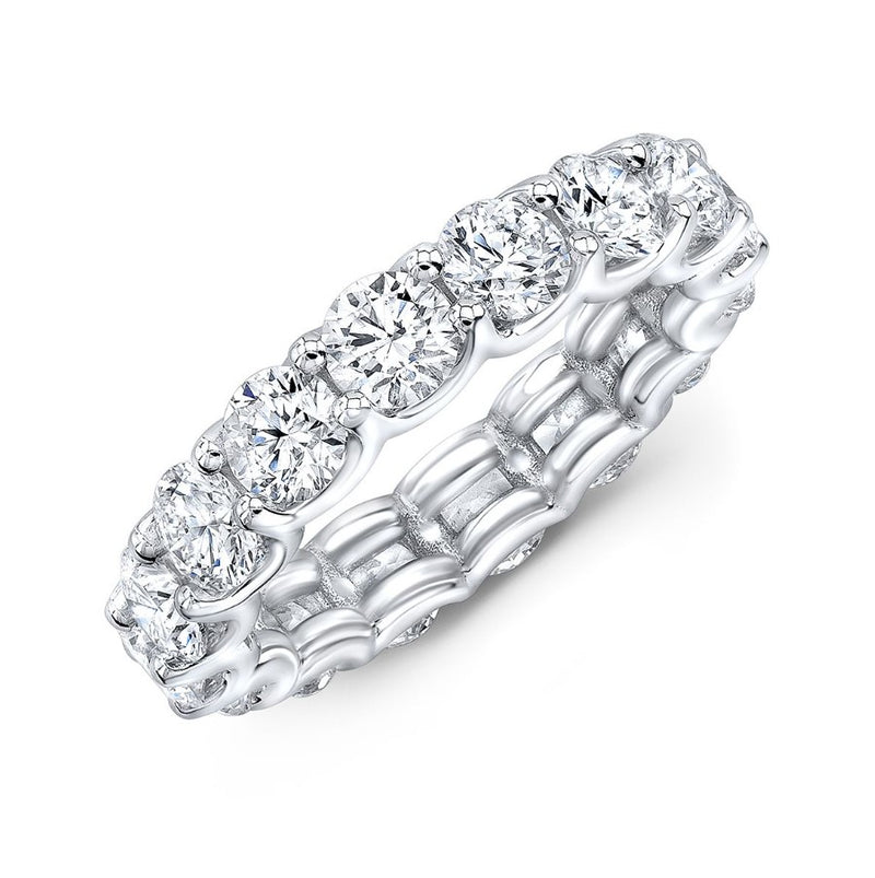 14K White Gold Lab Grown Diamond Eternity Band