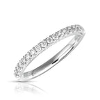 14K White Gold Lab Grown Diamond Wedding Band
