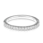 14K White Gold Lab Grown Diamond Wedding Band