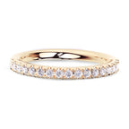 14K Yellow Gold Lab Grown Diamond Wedding Band