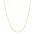 14K Yellow Gold Solid Twist Criss Cross Chain, 18in.