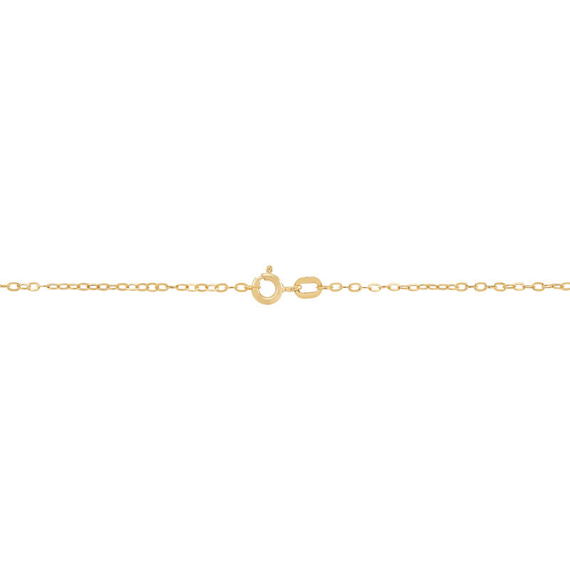 14K Yellow Gold Flat Rolo Chain, 18in.