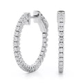 Diamond Hoop Earring