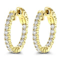 Diamond Hoop Earring
