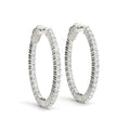 Diamond Hoop Earring
