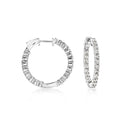 Diamond Hoop Earring