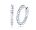 Diamond Hoop Earring