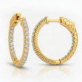 Diamond Hoop Earring
