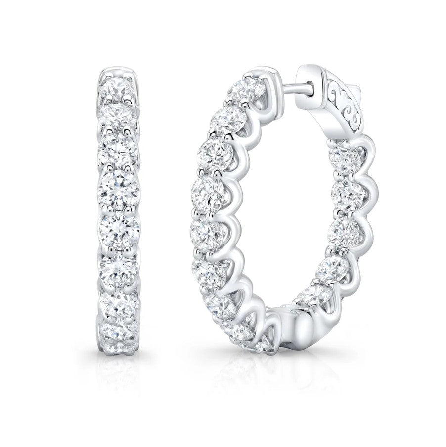 Diamond Hoop Earring